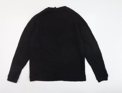Mens UK Size M H&M Black Pullover Sweatshirt