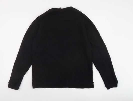 Mens UK Size M H&M Black Pullover Sweatshirt