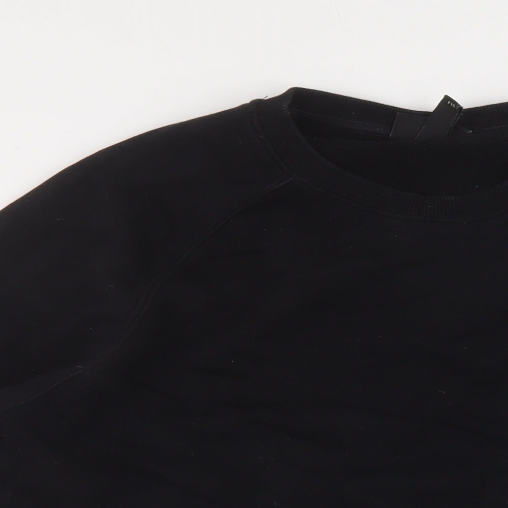 Mens UK Size M H&M Black Pullover Sweatshirt