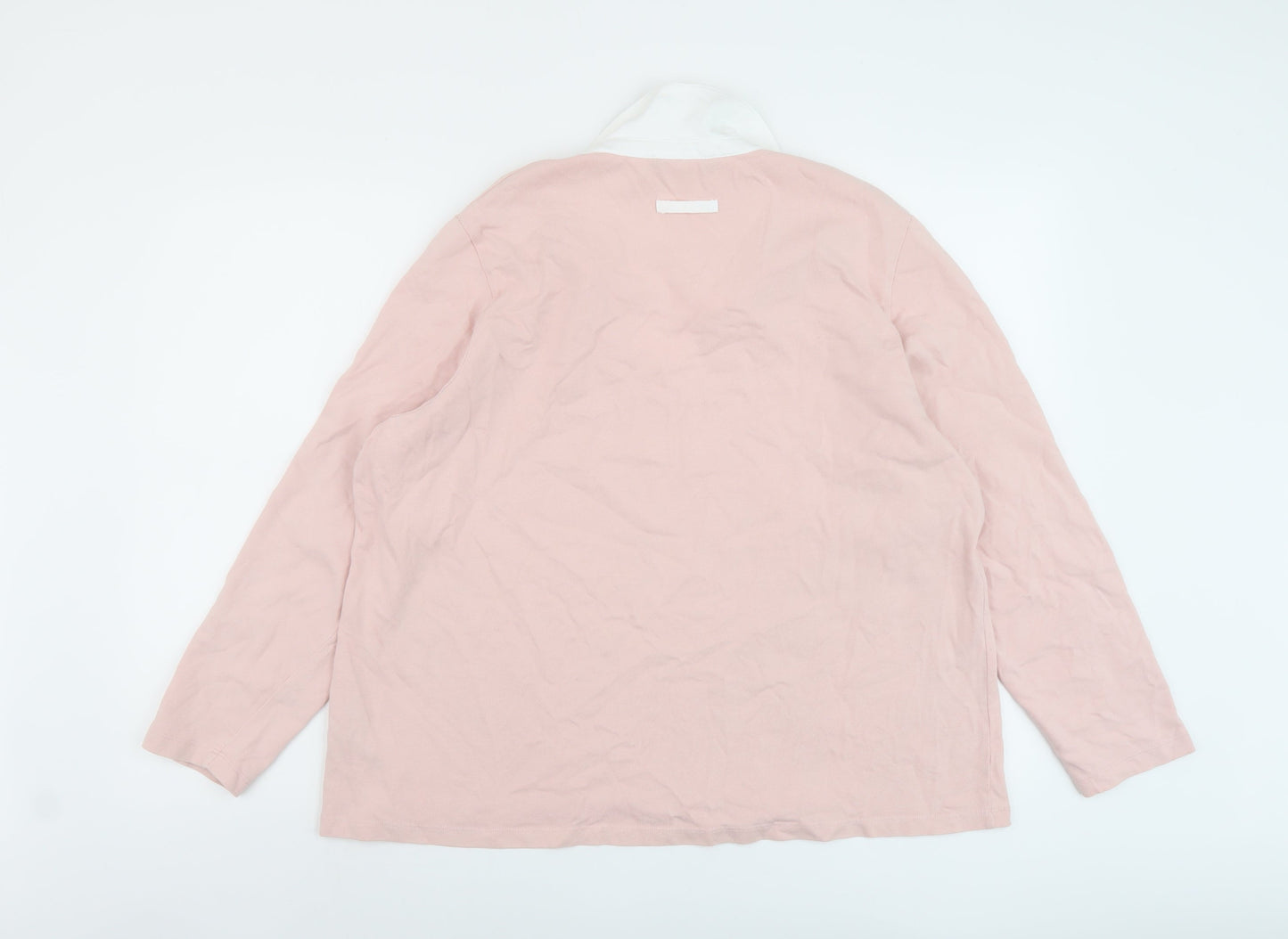 Womens UK Size 20 Marks and Spencer Pink Basic Blouse