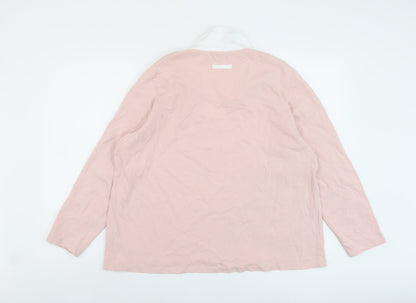 Womens UK Size 20 Marks and Spencer Pink Basic Blouse