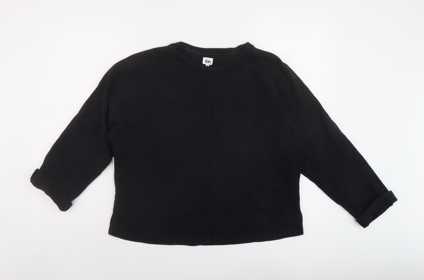 Womens UK Size M John Lewis Black Pullover Sweatshirt