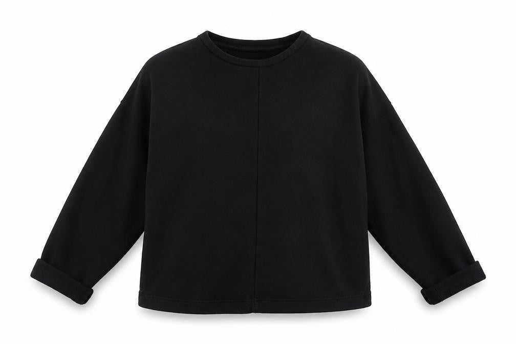 Womens UK Size M John Lewis Black Pullover Sweatshirt