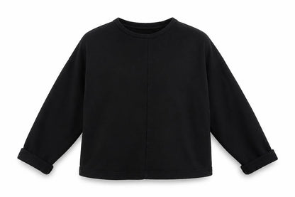 Womens UK Size M John Lewis Black Pullover Sweatshirt