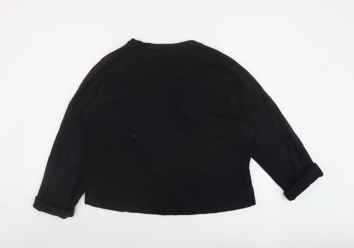 Womens UK Size M John Lewis Black Pullover Sweatshirt