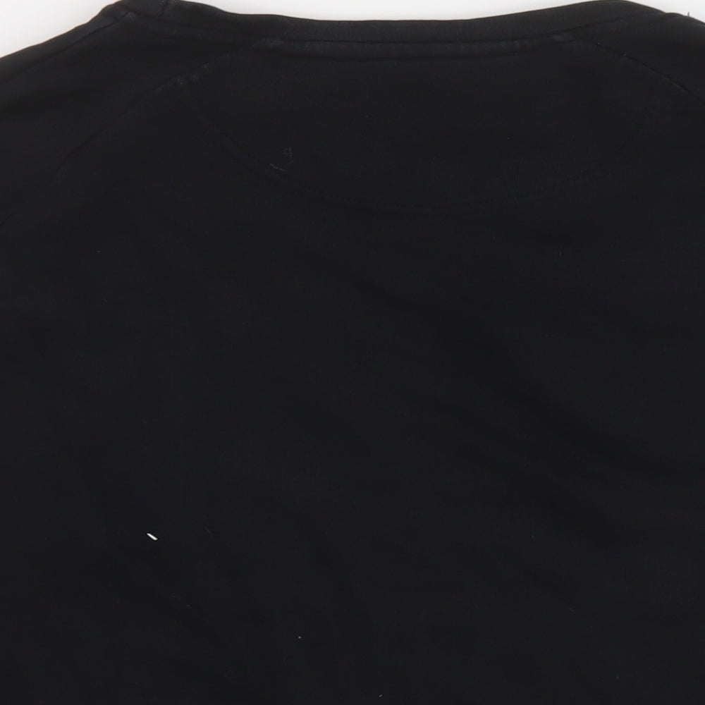 Womens UK Size M John Lewis Black Pullover Sweatshirt