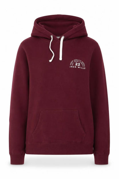 Womens UK Size 12 Jack Wills Red Pullover Hoodie