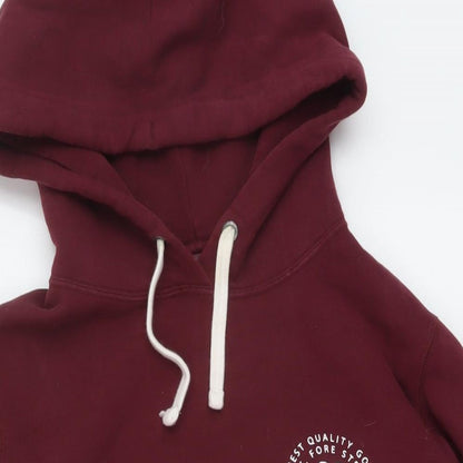 Womens UK Size 12 Jack Wills Red Pullover Hoodie