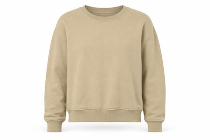 Nakd Womens Beige Cotton Pullover Sweatshirt Size M Pullover