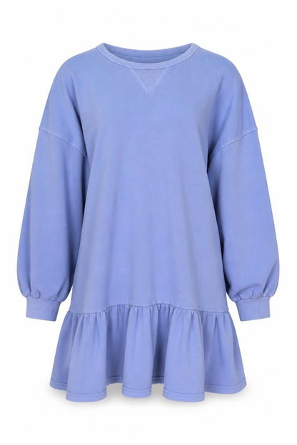H&M Womens Blue Cotton A-Line Size XL Round Neck Pullover