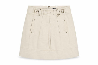 Womens UK Size 10 French Connection A-Line Denim Skirt
