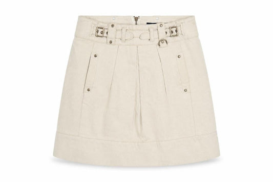 Womens UK Size 10 French Connection A-Line Denim Skirt