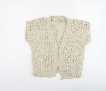 Womens UK Size 14 Marks and Spencer Beige Shrug Jumper