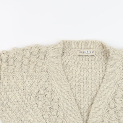 Womens UK Size 14 Marks and Spencer Beige Shrug Jumper