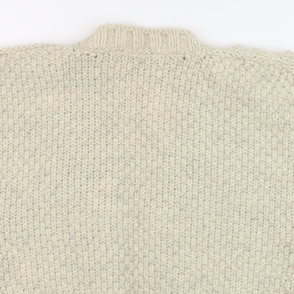Womens UK Size 14 Marks and Spencer Beige Shrug Jumper