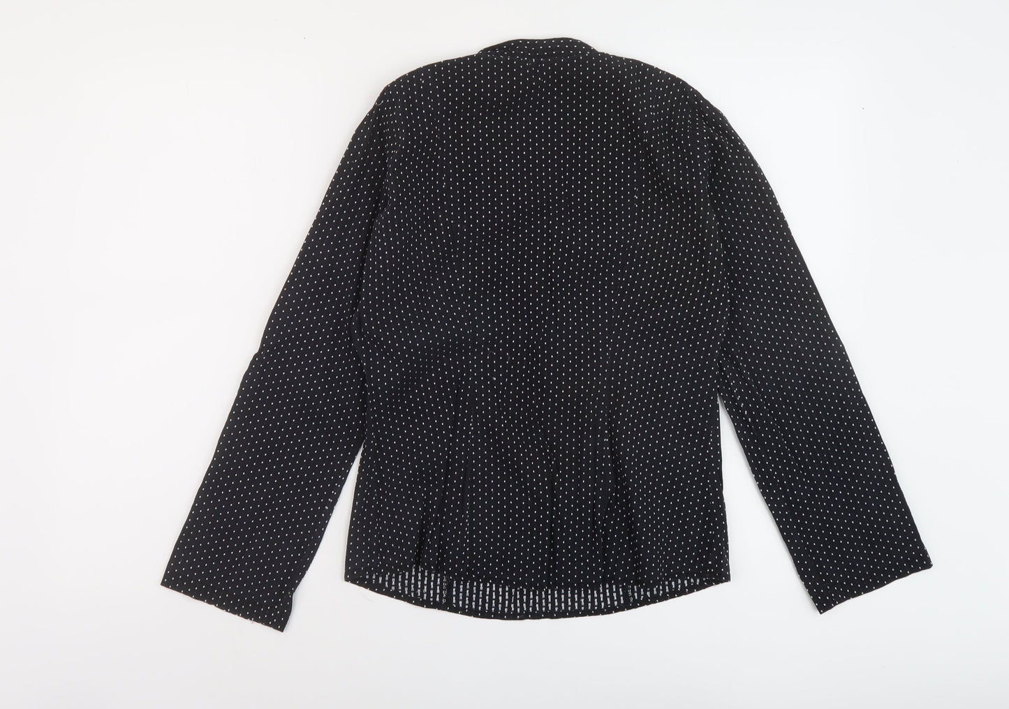 Womens UK Size 10 NEXT Black Basic Blouse