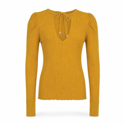 Womens UK Size 8 NEXT Yellow Pullover Jumper