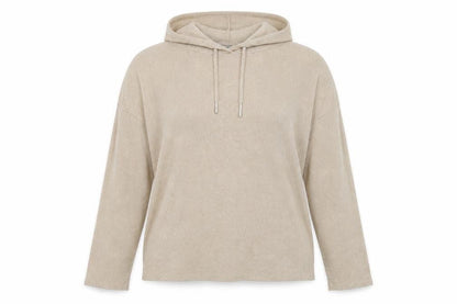 Very Womens Beige Polyester Pullover Hoodie Size 20 Pullover