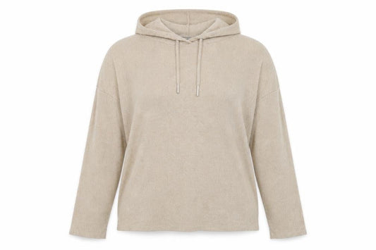 Very Womens Beige Polyester Pullover Hoodie Size 20 Pullover