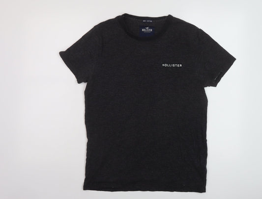 Mens UK Size S Hollister Grey  T-Shirt