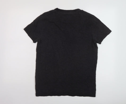 Mens UK Size S Hollister Grey  T-Shirt