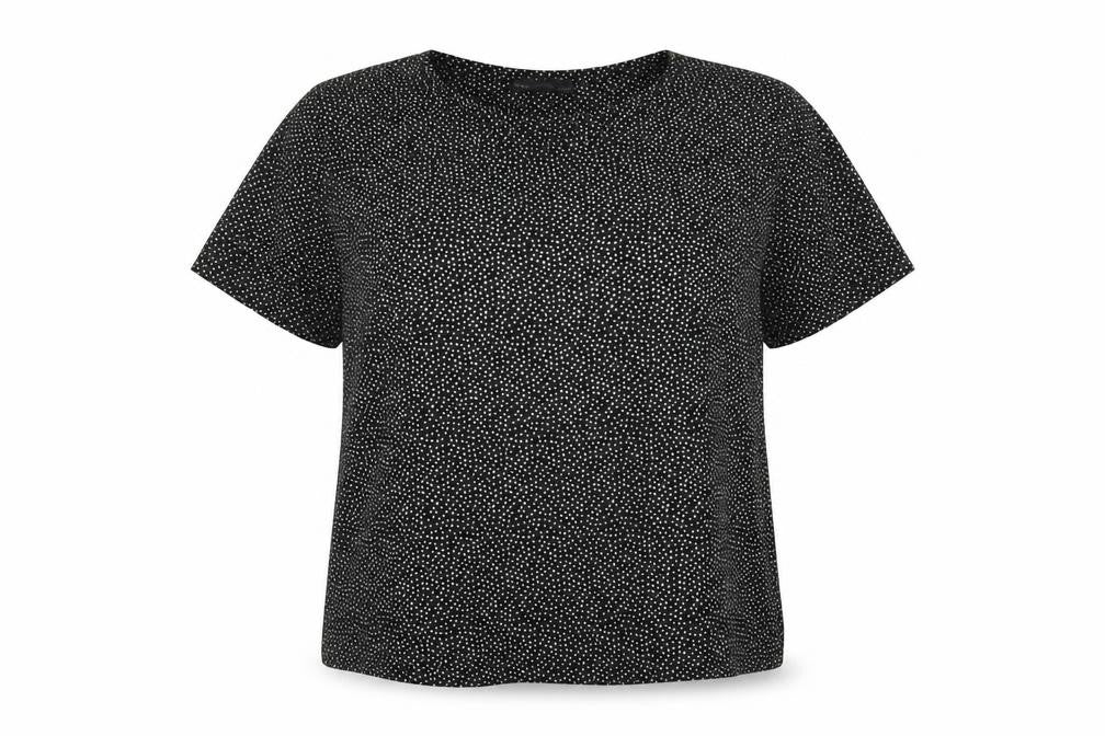 Womens UK Size 16 Marks and Spencer Black Basic T-Shirt