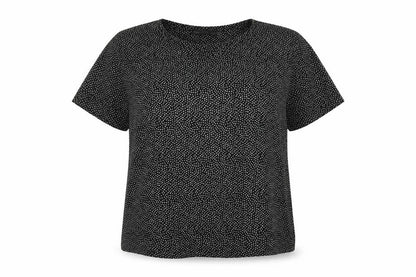 Womens UK Size 16 Marks and Spencer Black Basic T-Shirt
