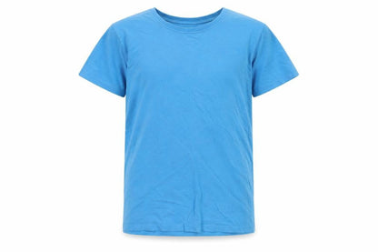 Next Boys Blue Cotton Basic T-Shirt Size 11 Years Crew Neck Pullover