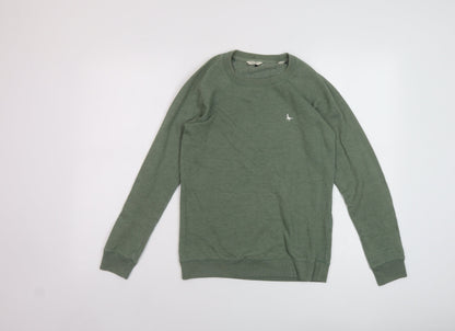 Womens UK Size 8 Jack Wills Green Pullover Sweatshirt