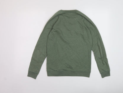 Womens UK Size 8 Jack Wills Green Pullover Sweatshirt