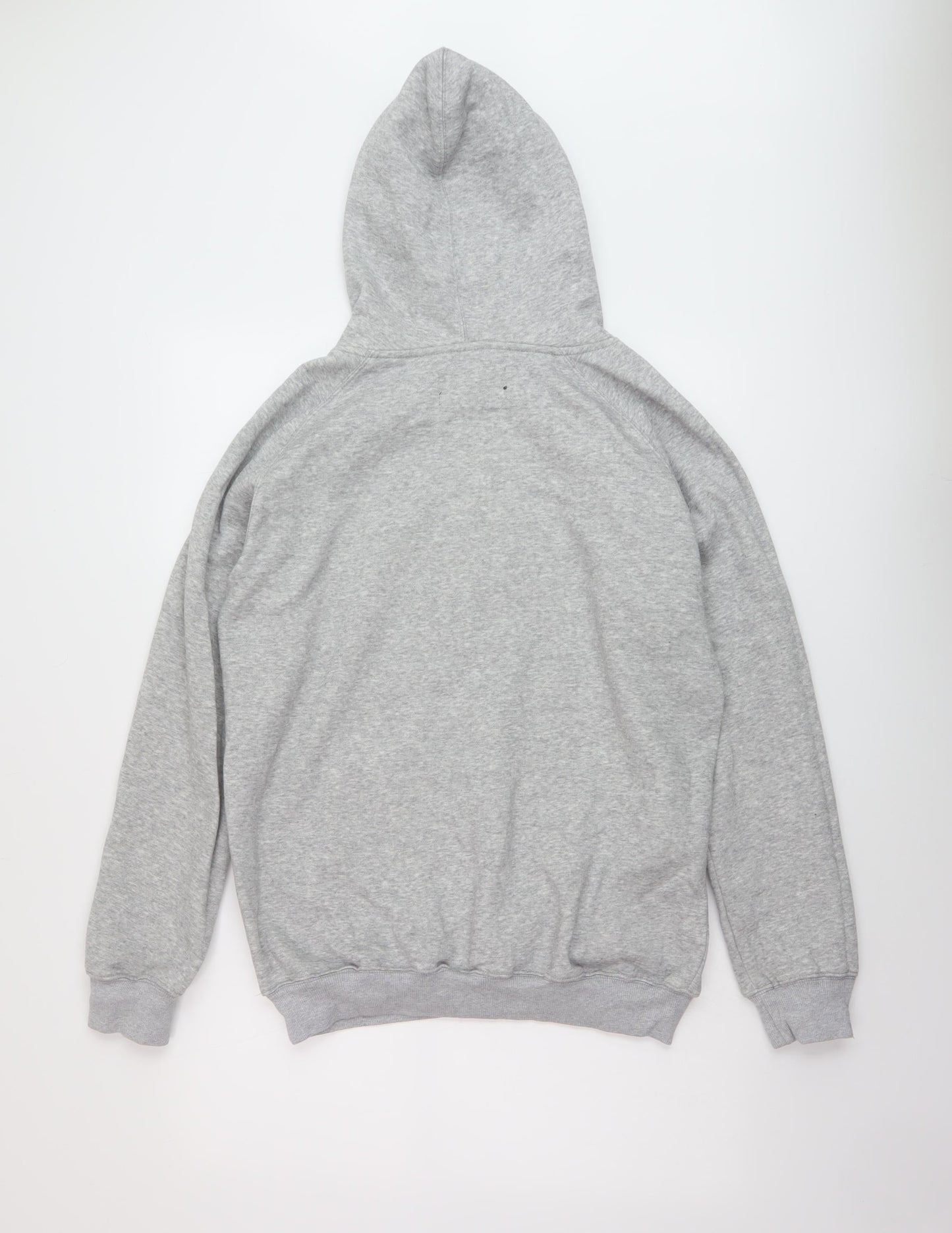 Perché Mens Grey Cotton Pullover Hoodie Size M