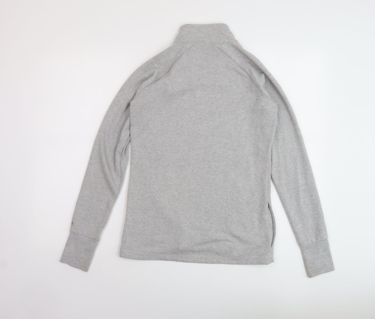 Kyodan Womens Grey Polyester Pullover Sweatshirt Size S Zip