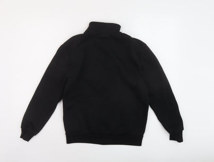 Slazenger Boys Black Polyester Full Zip Sweatshirt Size 13 Years Zip