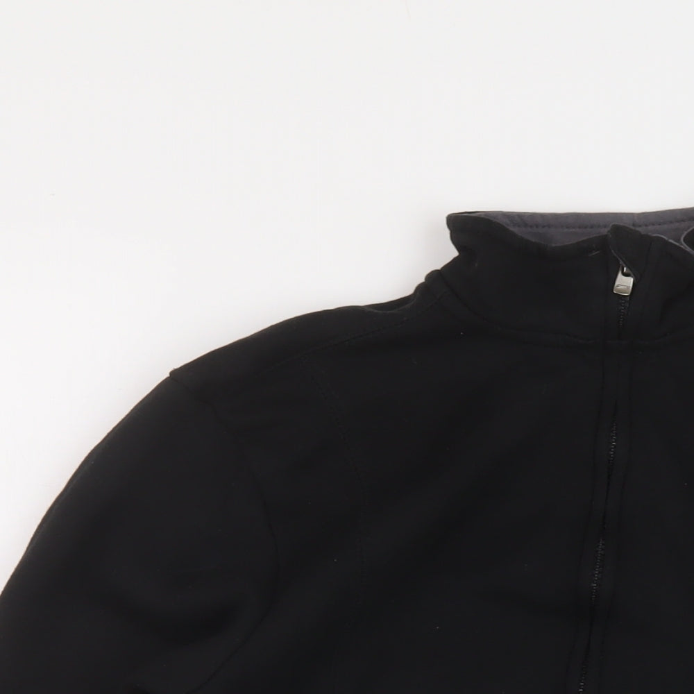 Slazenger Boys Black Polyester Full Zip Sweatshirt Size 13 Years Zip