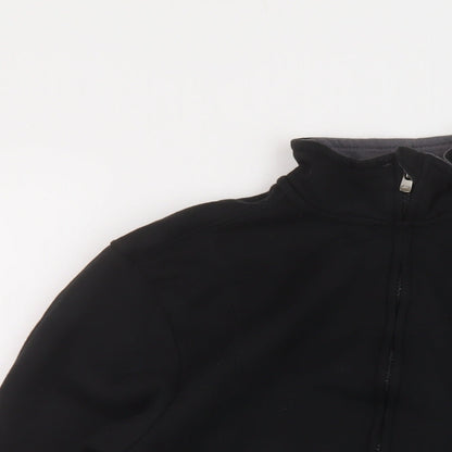 Slazenger Boys Black Polyester Full Zip Sweatshirt Size 13 Years Zip