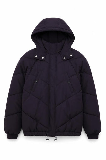 Womens UK Size 8 H&M Purple Puffer Jacket