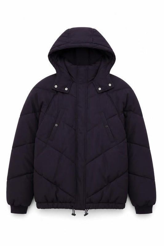 Womens UK Size 8 H&M Purple Puffer Jacket
