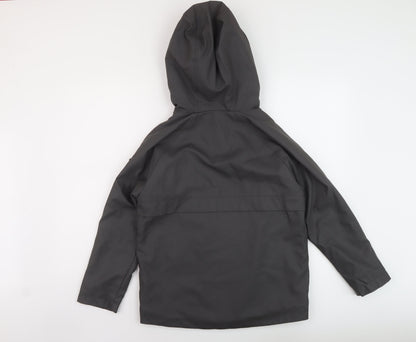 Zara Boys Grey Rain Coat Coat Size 10 Years Zip