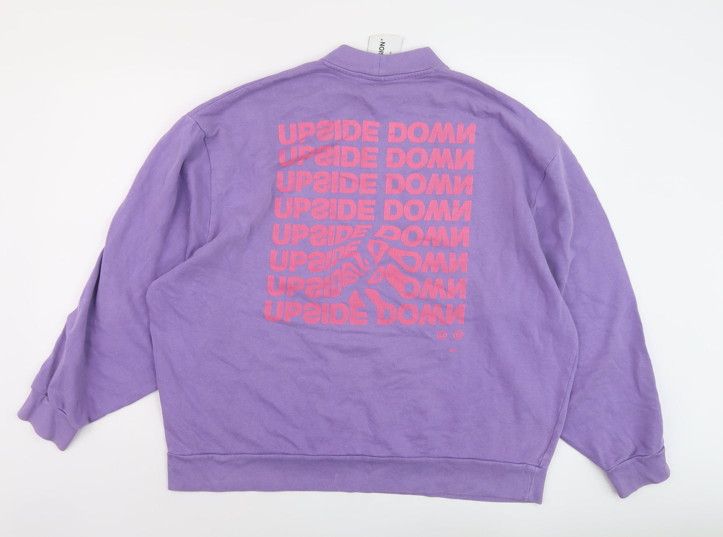 Womens UK Size XL COLLUSION Purple Pullover Sweatshirt