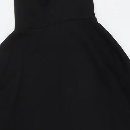 H&M Womens Black Cotton Pullover Hoodie Size S Pullover