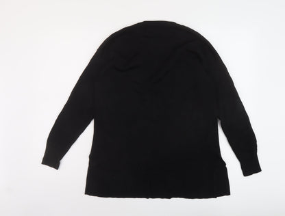 La Redoute Womens Black Crew Neck Acrylic Pullover Jumper Size M