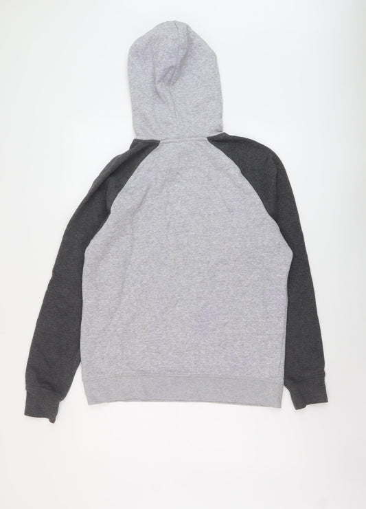 Mens UK Size S Reebok Grey Pullover Hoodie