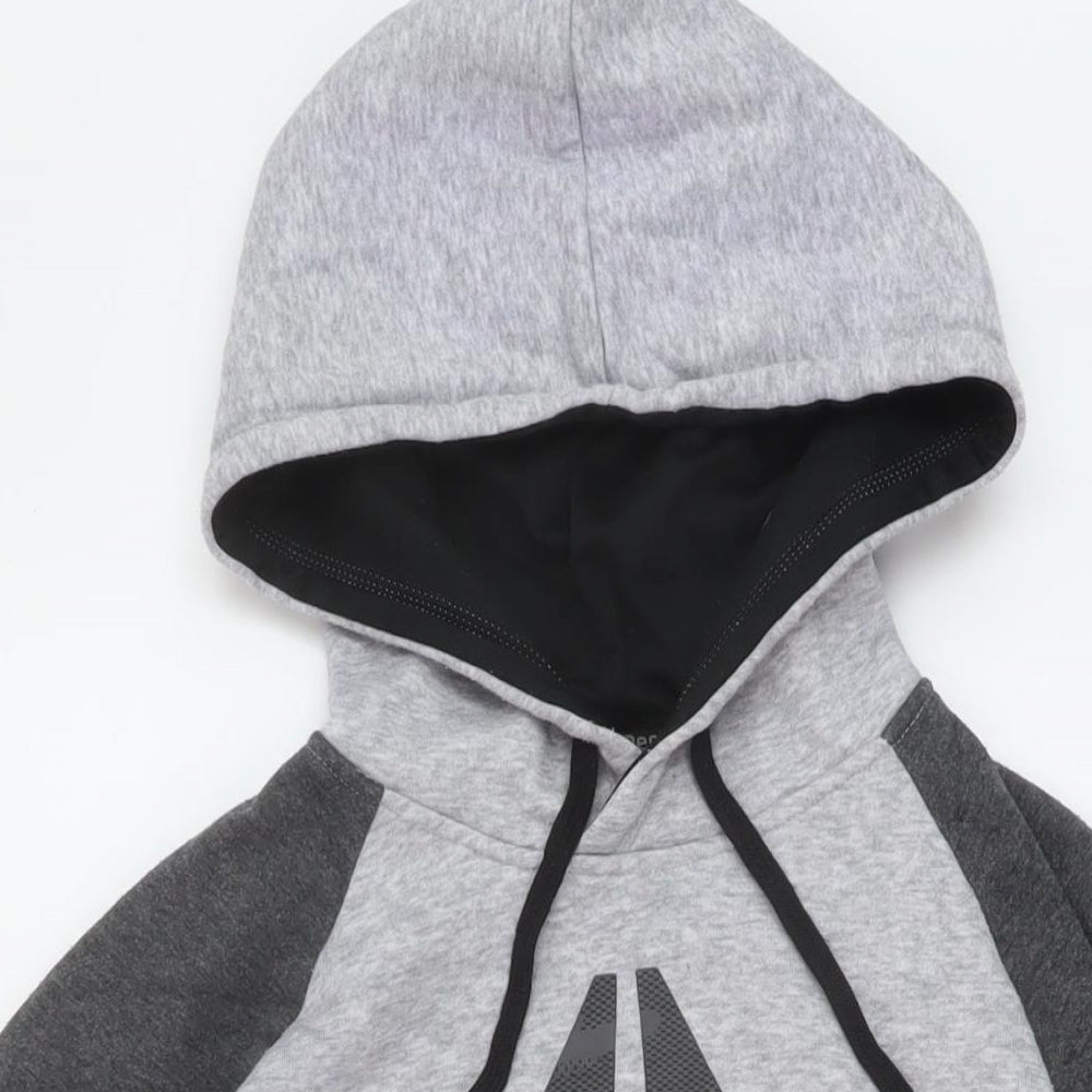 Mens UK Size S Reebok Grey Pullover Hoodie