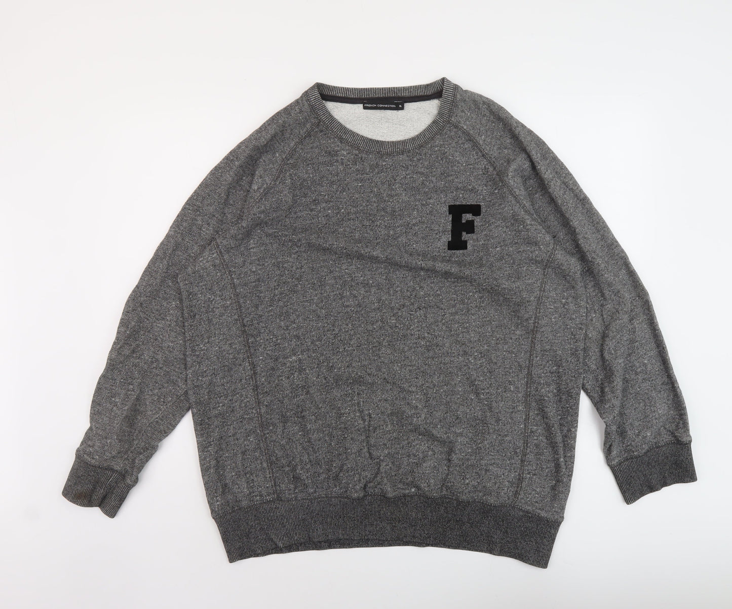 Mens UK Size XL French Connection Grey Pullover Sweatshirt