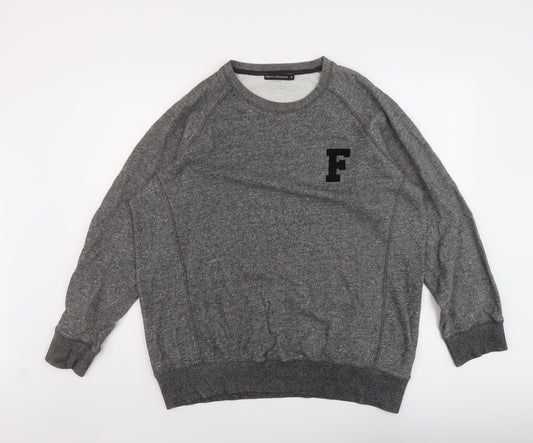 Mens UK Size XL French Connection Grey Pullover Sweatshirt