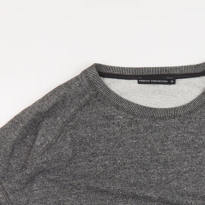 Mens UK Size XL French Connection Grey Pullover Sweatshirt