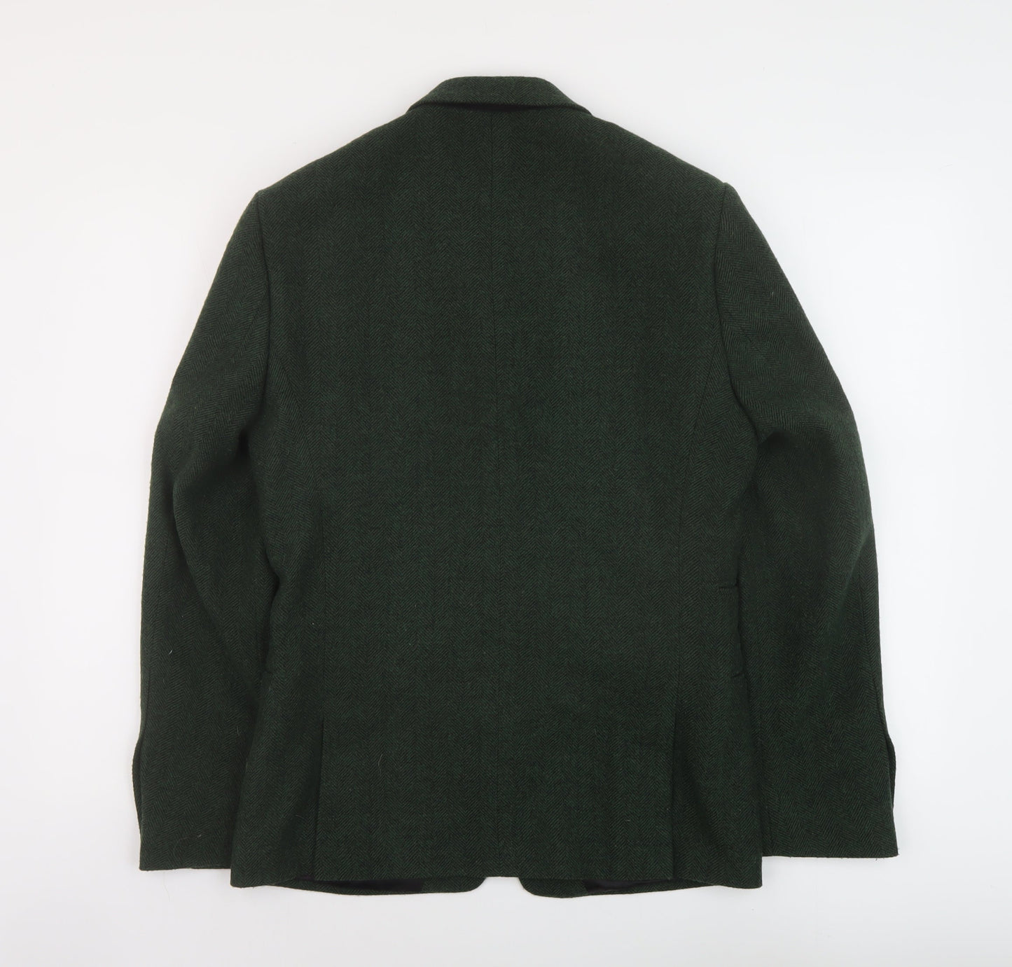 ASOS Mens Green Acrylic Jacket Suit Jacket Size 36 Regular