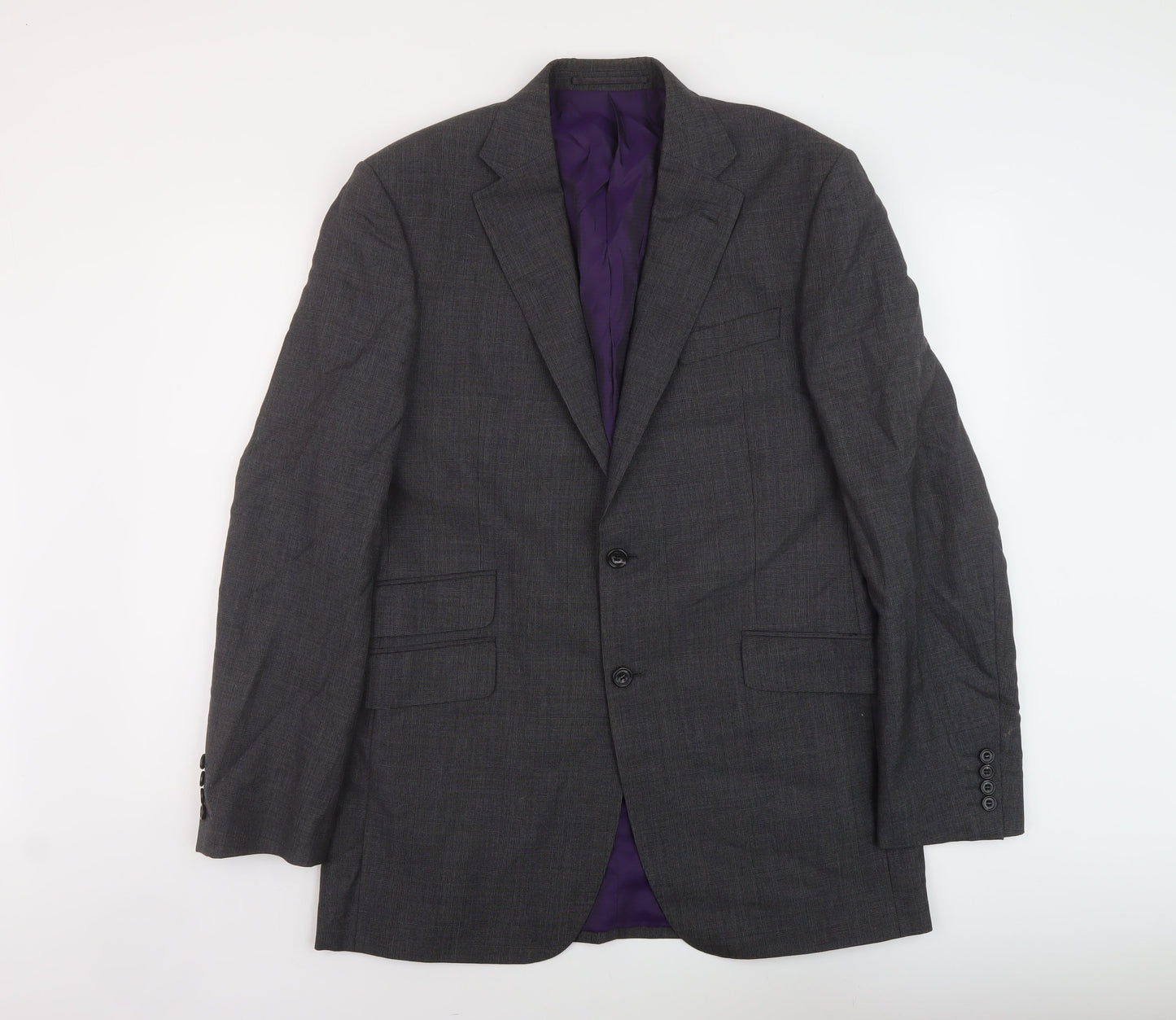 Mens UK Size 40 Marks and Spencer Regular Grey Suit Jacket