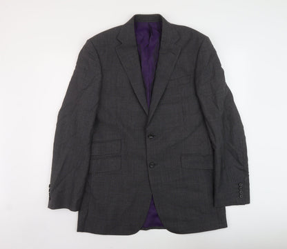 Mens UK Size 40 Marks and Spencer Regular Grey Suit Jacket