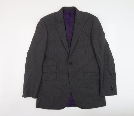 Mens UK Size 40 Marks and Spencer Regular Grey Suit Jacket